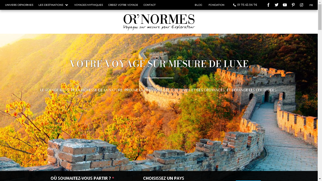 Capture d'écran de http://www.ornormes.fr/